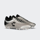 Charly PFX Gignac FG Soccer Cleats - Silver/Black-Soccer Command