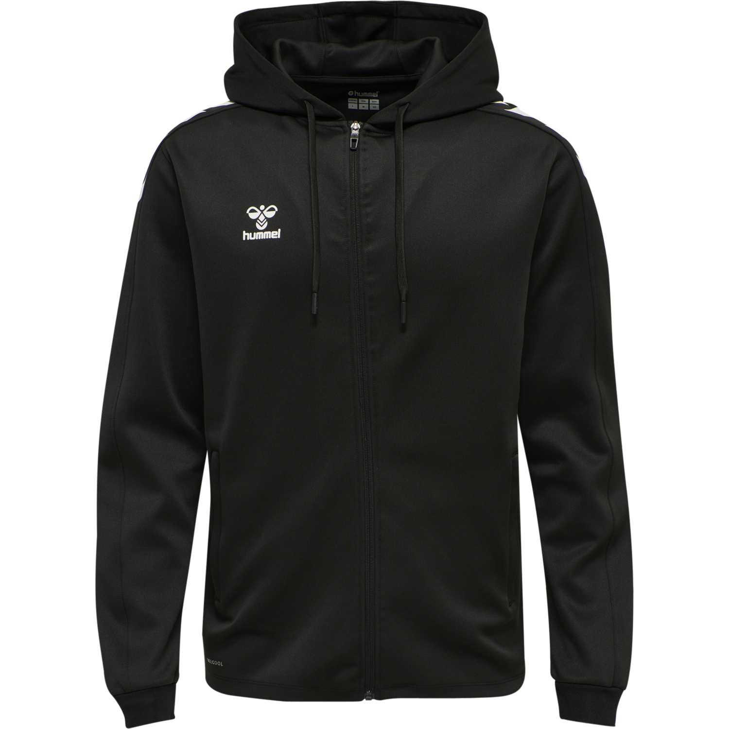 hummel Core XK Poly Zip Hood Sweat-Soccer Command