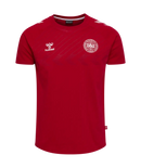 2022 hummel Denmark DBU Fan Tee (red)-Soccer Command