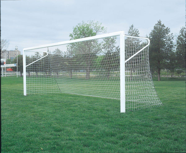 Bison Football Goal Post Compatible 4mm Square Mesh Soccer Goal Nets (pair)-Soccer Command
