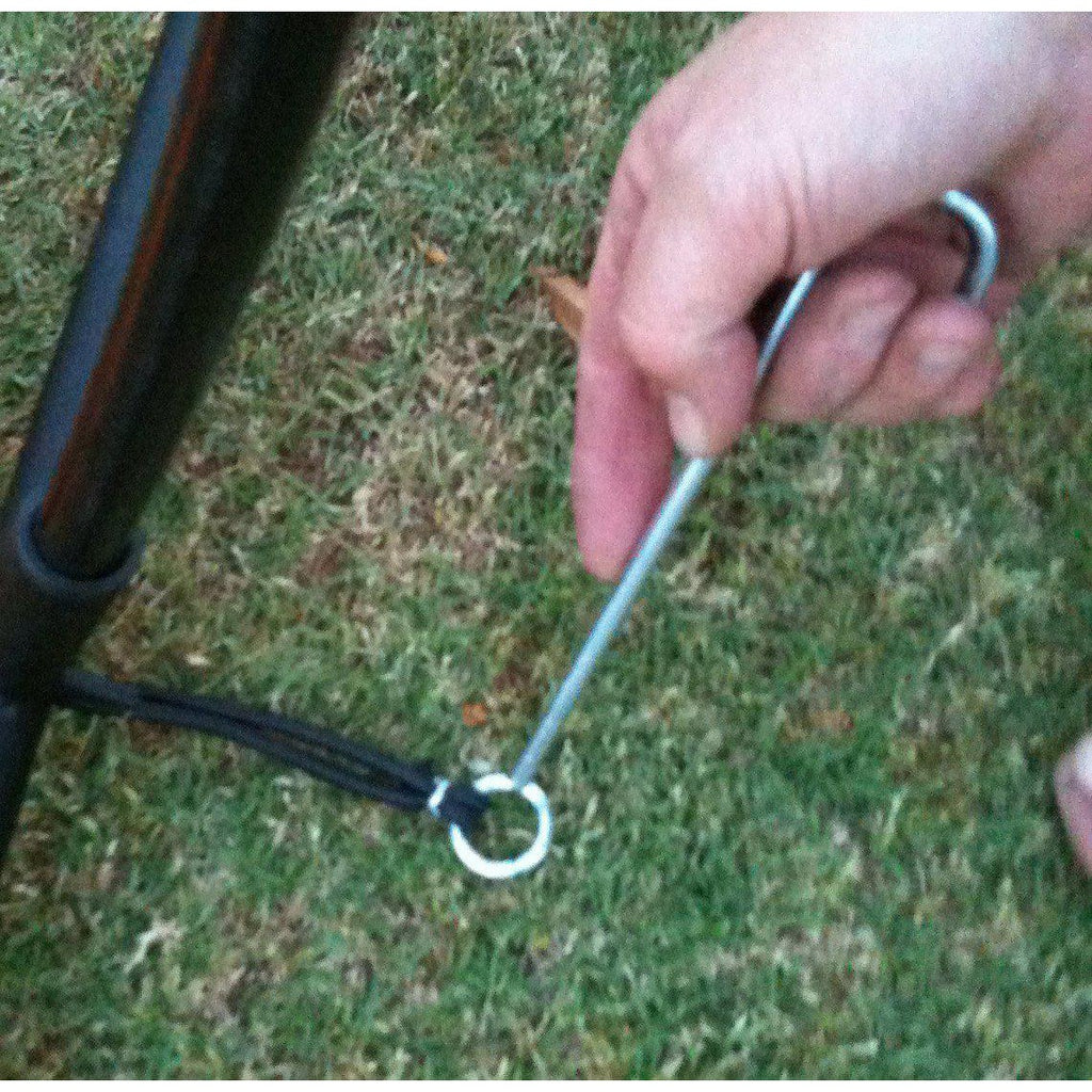 6" Metal Portable Soccer Goal Anchoring Stakes Soccer Command