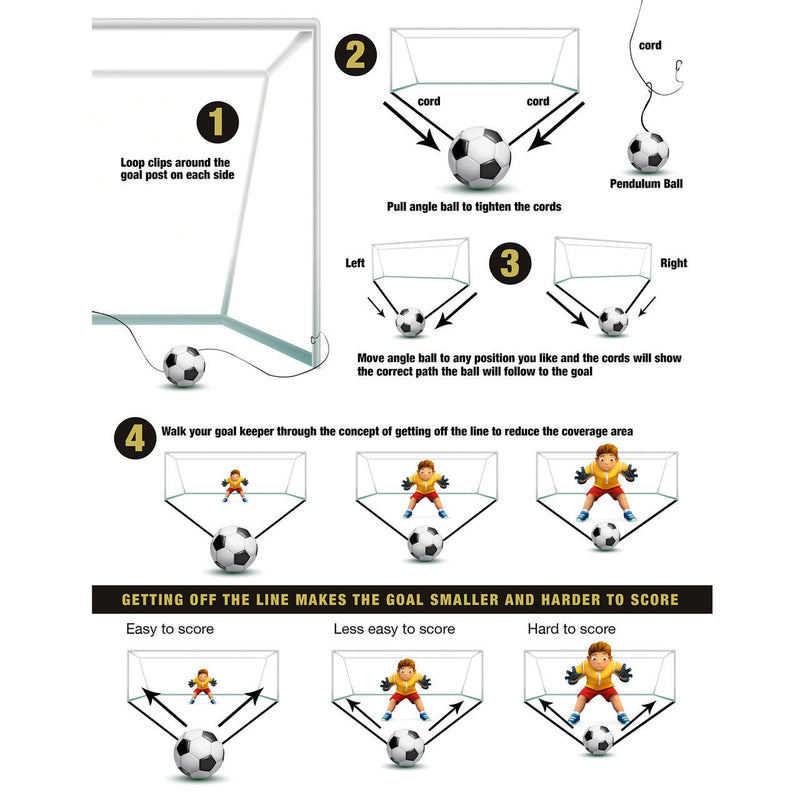 Goalkeeper Angle Training Ball by Soccer Innovations