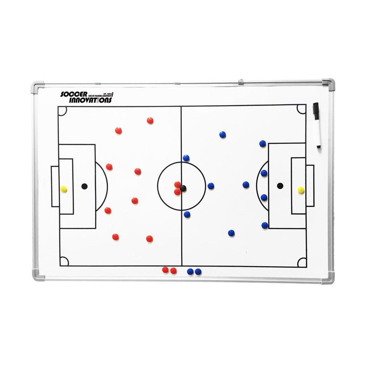 Juego de imanes para tablero táctico de Soccer Innovations (2 tamaños)