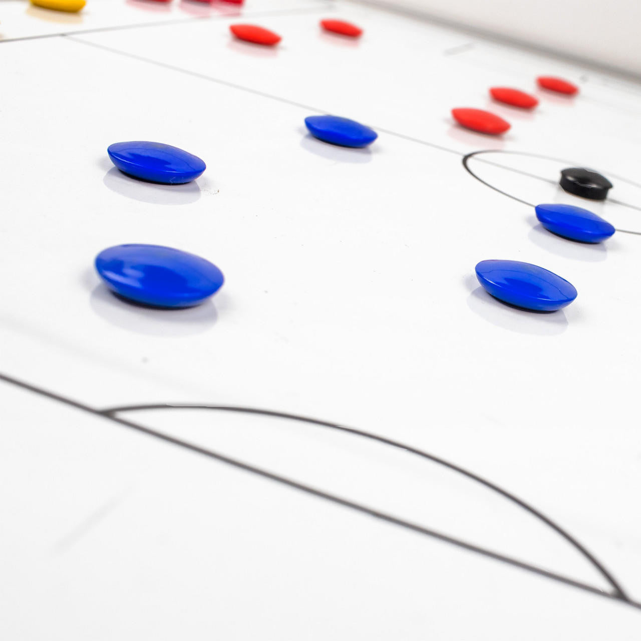 Juego de imanes para tablero táctico de Soccer Innovations (2 tamaños)