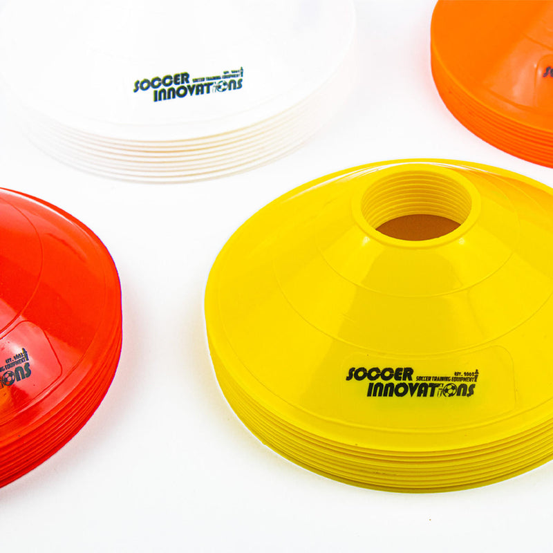 8" Multi-Color Disc Cone Set by Soccer Innovations