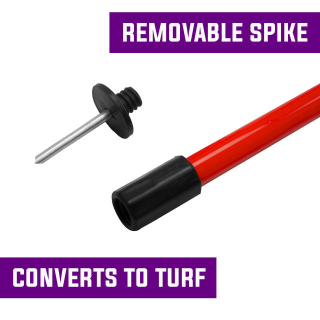 Juego de postes de agilidad de 1" con estacas para el suelo de Soccer Innovations