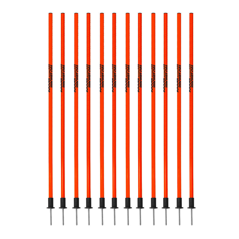 1" Agility Pole Set with Ground Spikes by Soccer Innovations