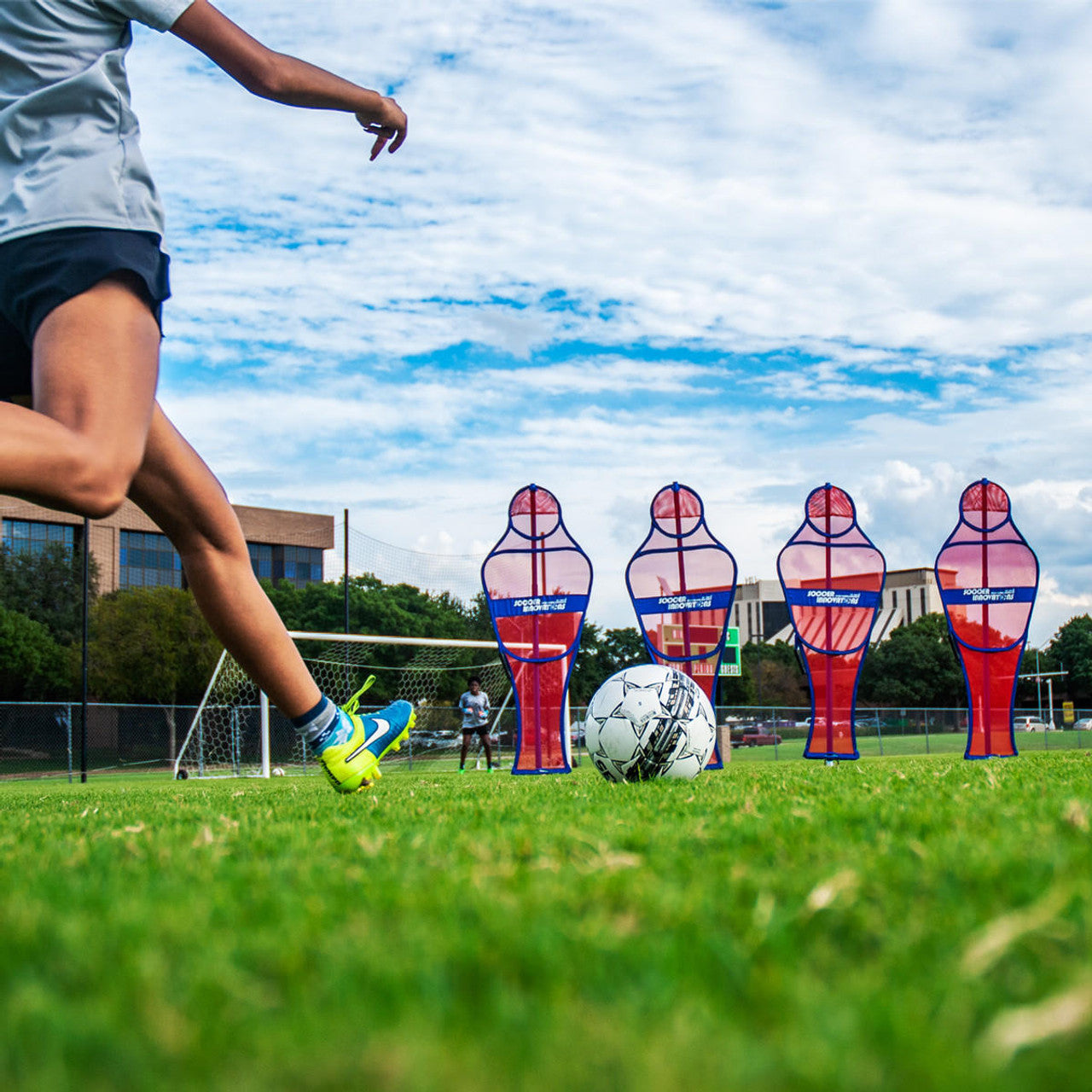 Conjunto de maniquíes de pared para fútbol juvenil de Soccer Innovations