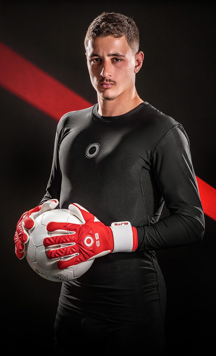 Elite Sport Revolution II Combi Red v23 Goalkeeper Gloves-Soccer Command