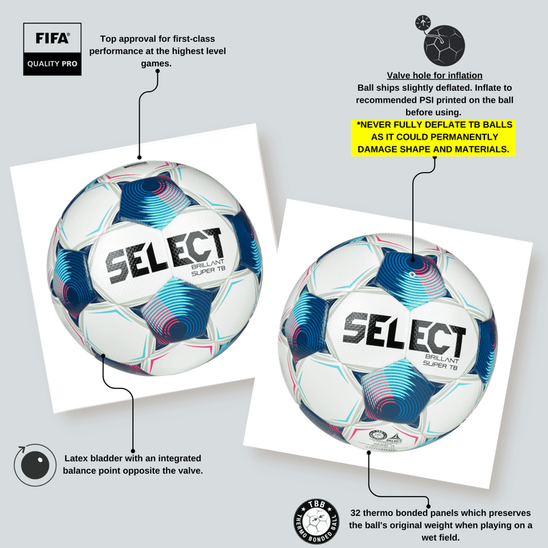 Select Brillant Super TB v25 Soccer Ball
