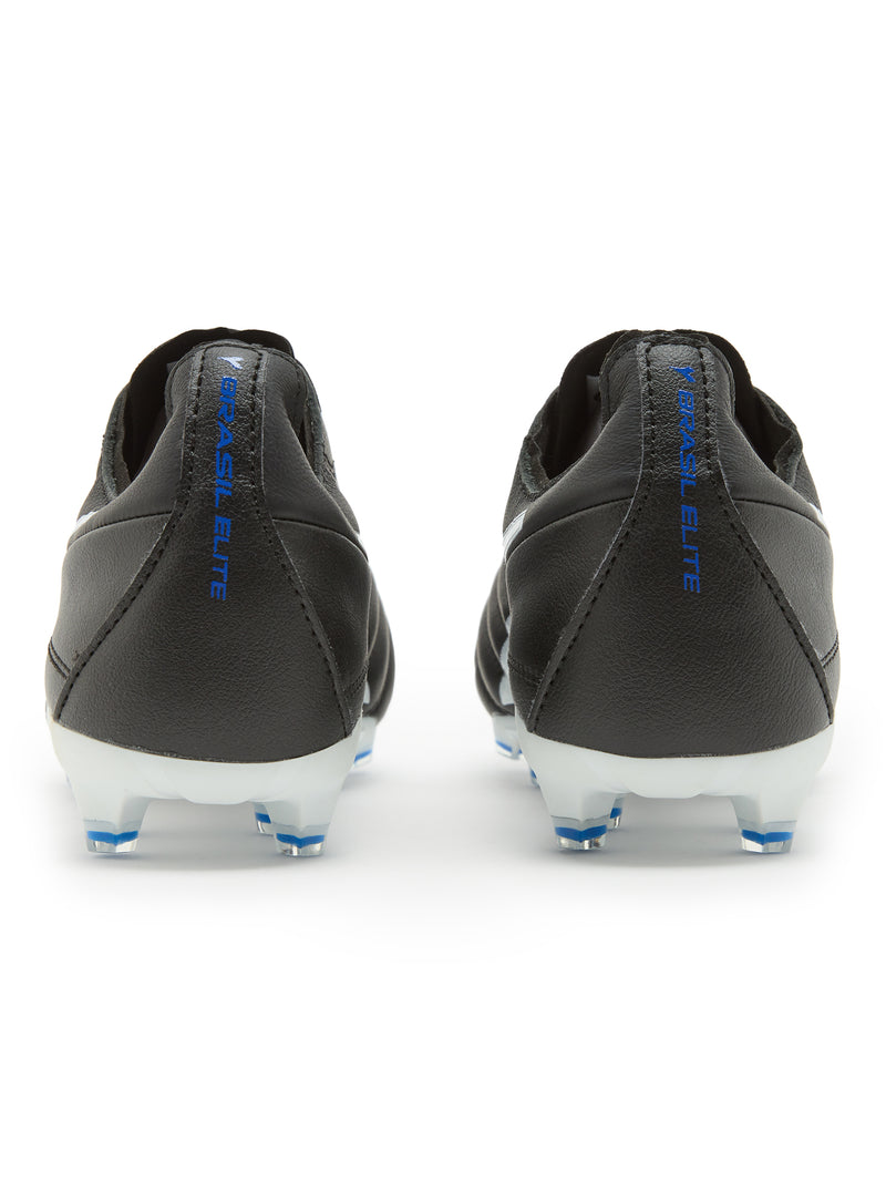 Diadora Brasil Elite 2 LT LP12 Soccer Cleats (black/white/royal blue)-Soccer Command