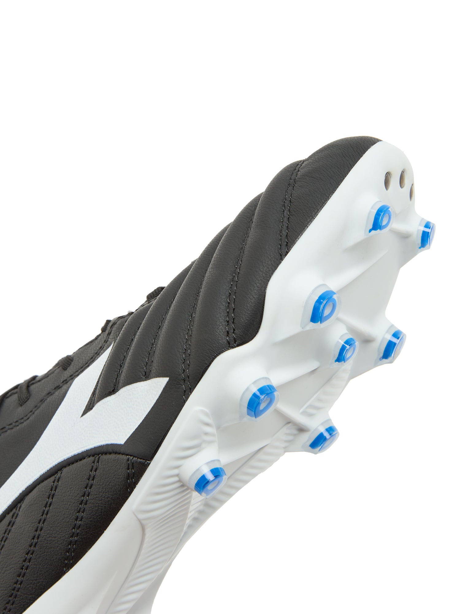 Diadora Brasil Elite 2 LT LP12 Soccer Cleats (black/white/royal blue)-Soccer Command