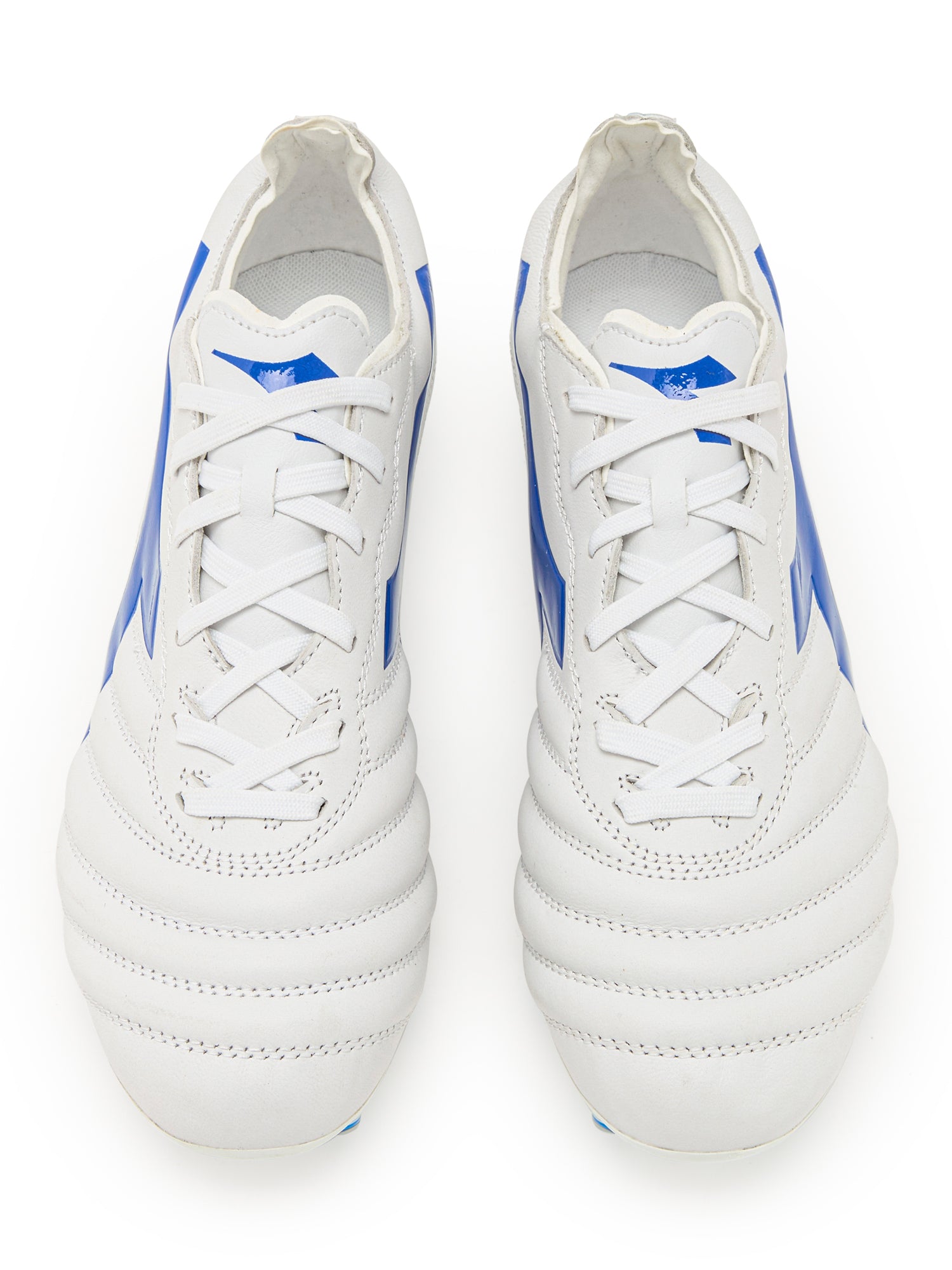 Diadora Brasil Elite 2 LT LP12 Soccer Cleats (white/royal blue)-Soccer Command