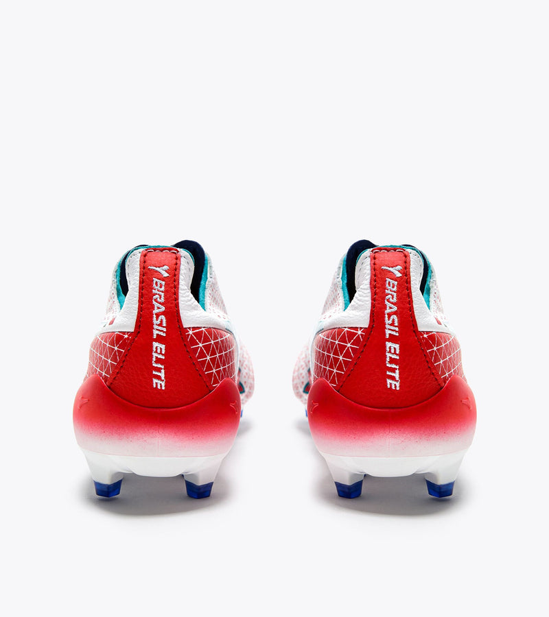 Diadora Brasil Elite Tech GR ITA LPX (white/tile blue/fluo red)-Soccer Command