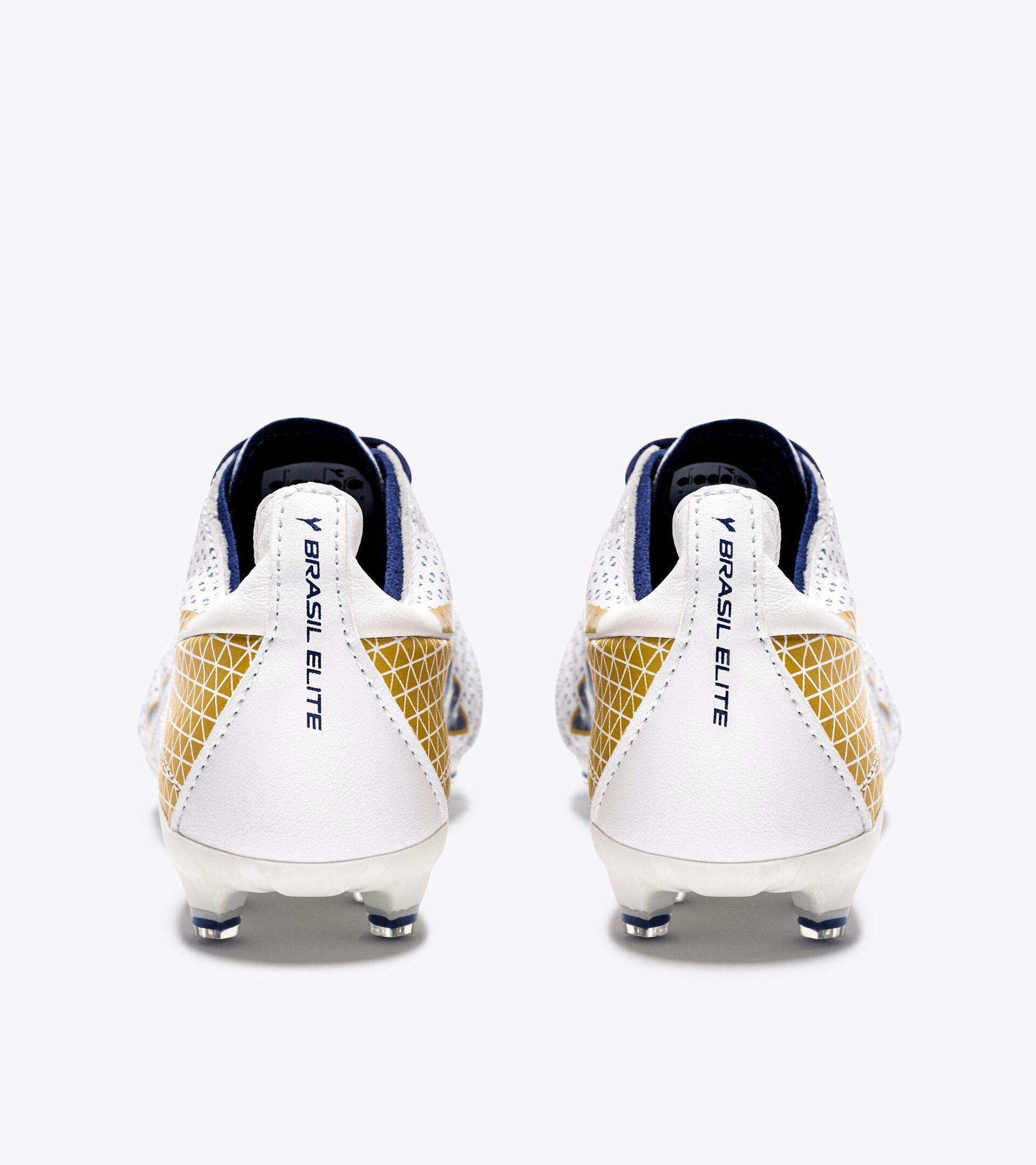 Diadora Brasil Elite GR LT LP12 (white/mazarine blue/gold)-Soccer Command