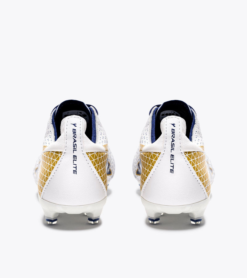 Diadora Brasil Elite GR LT LP12 (white/mazarine blue/gold)-Soccer Command