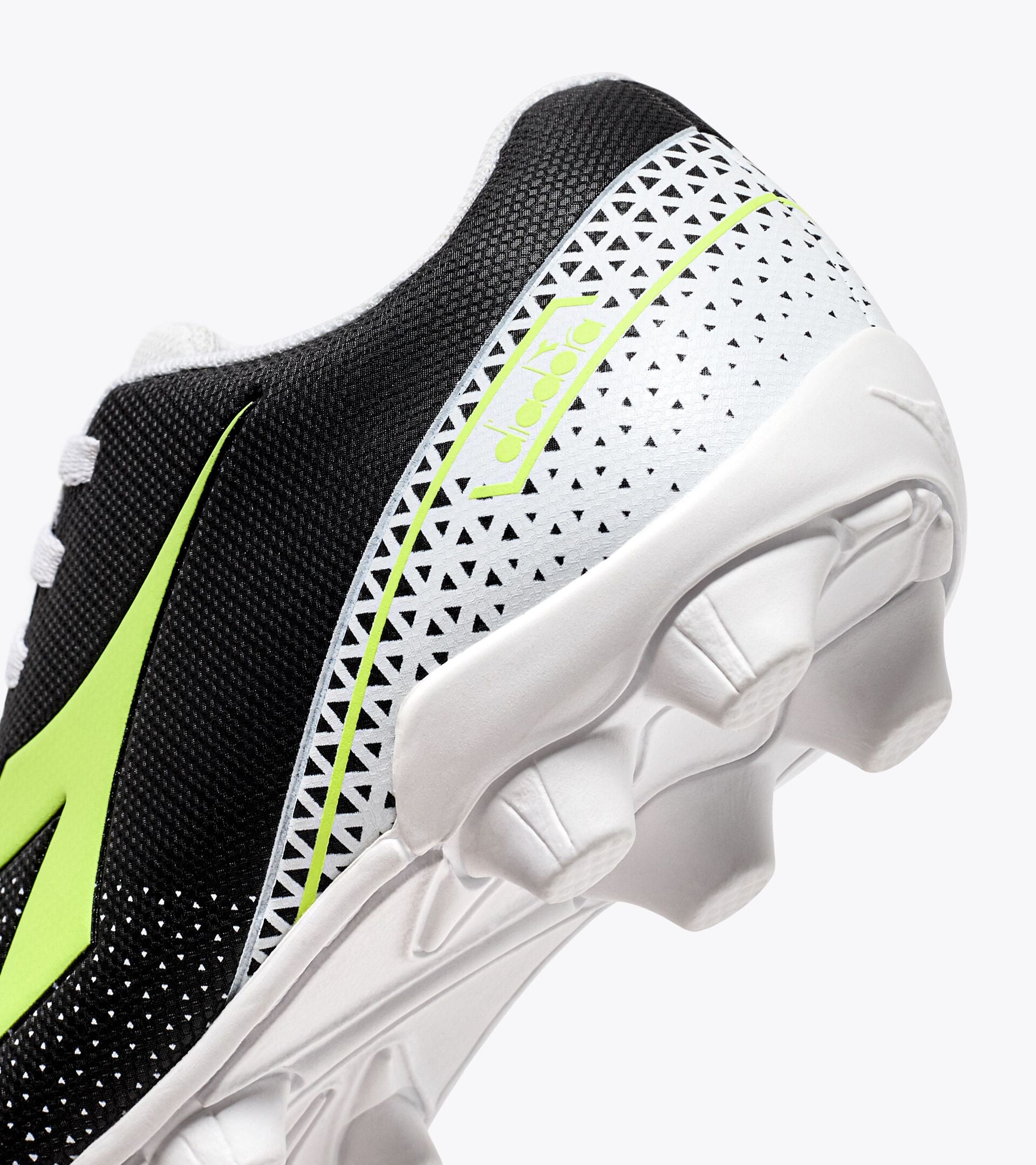 Diadora Pichichi 6 MD JR (black/yellow fluo dd/white)-Soccer Command