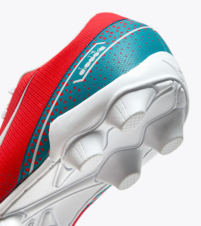 Diadora Pichichi 6 MD JR (fluo red/vapor blue/tile blue)