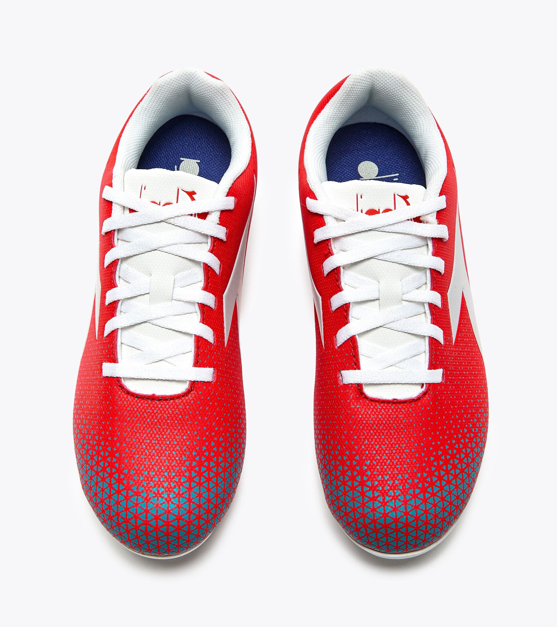 Diadora Pichichi 6 MD JR (fluo red/vapor blue/tile blue)-Soccer Command
