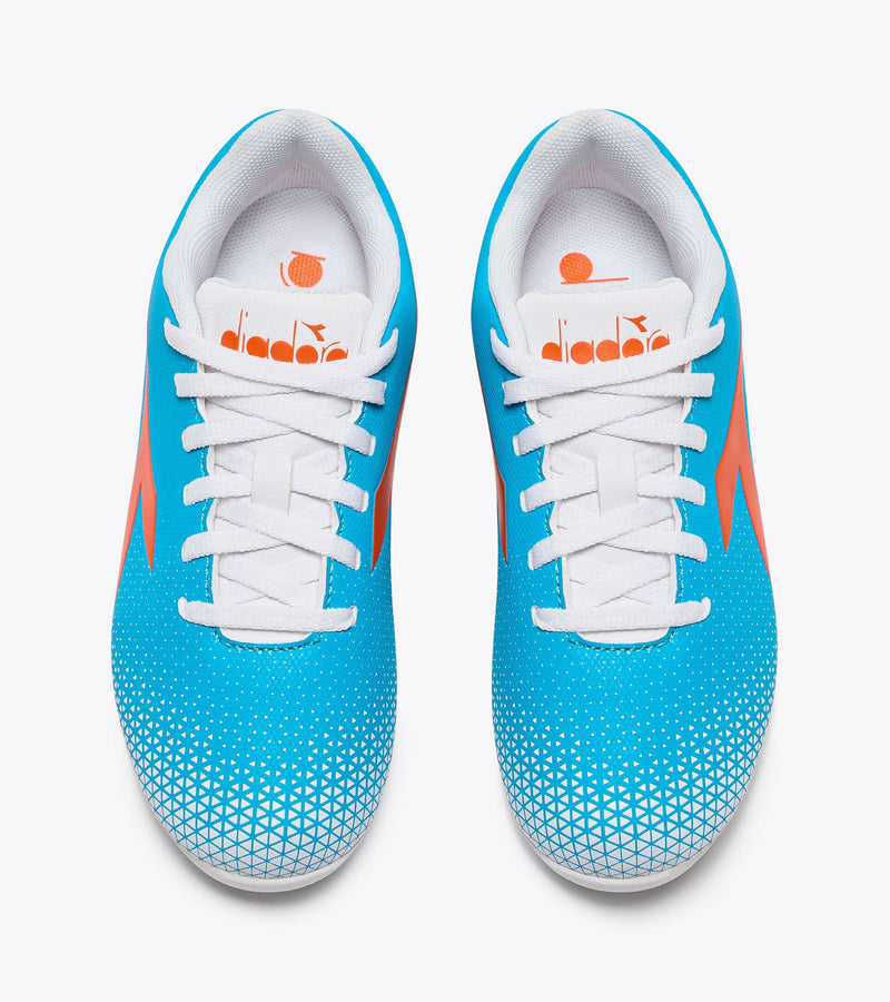Diadora Pichichi 6 MD JR (blue fluo/white/orange)-Soccer Command