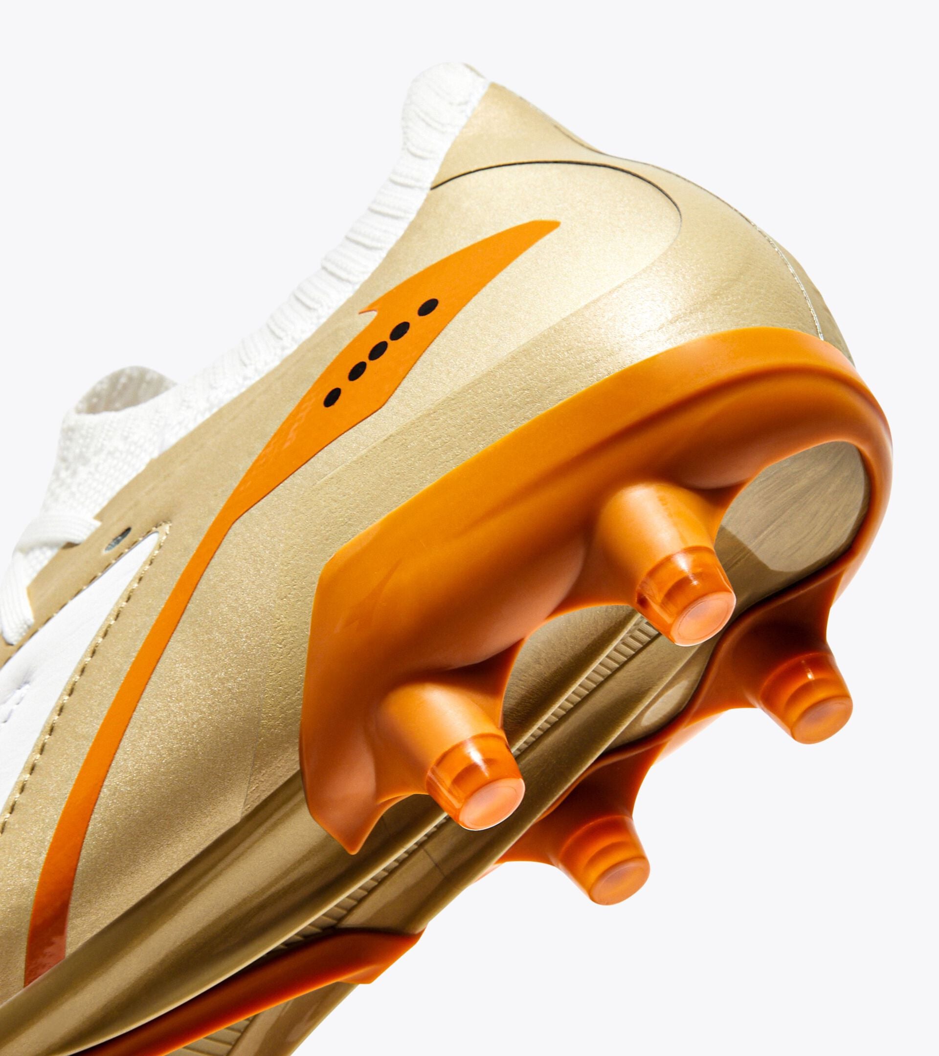 Botas de fútbol Diadora Maximus Elite SLX (blanco/pimienta de chile/naranja rojizo)