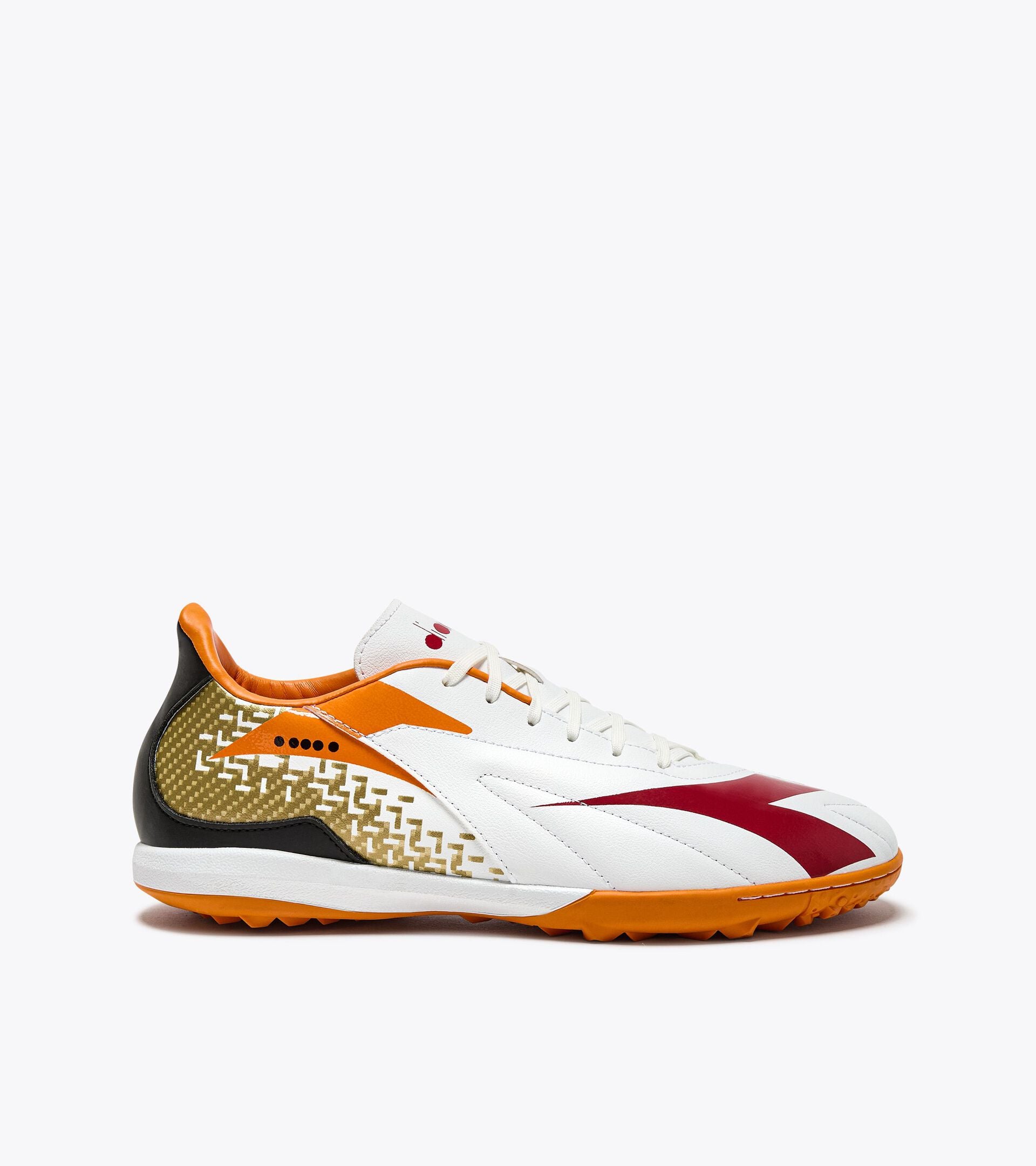 Botas de fútbol Diadora Maximus Elite R TFR (blanco/pimienta de chile/naranja rojizo)