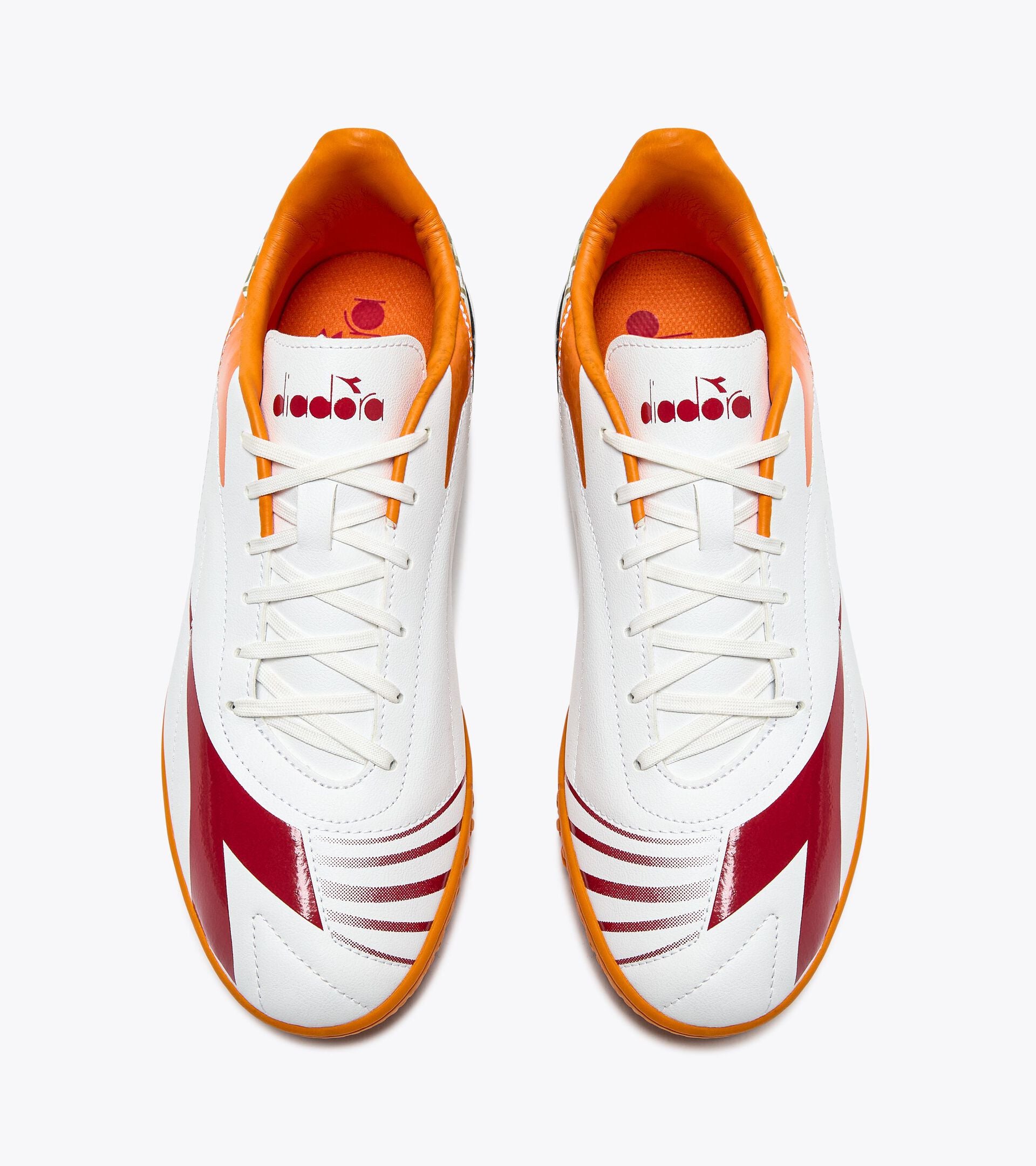 Botas de fútbol Diadora Maximus Elite R TFR (blanco/pimienta de chile/naranja rojizo)