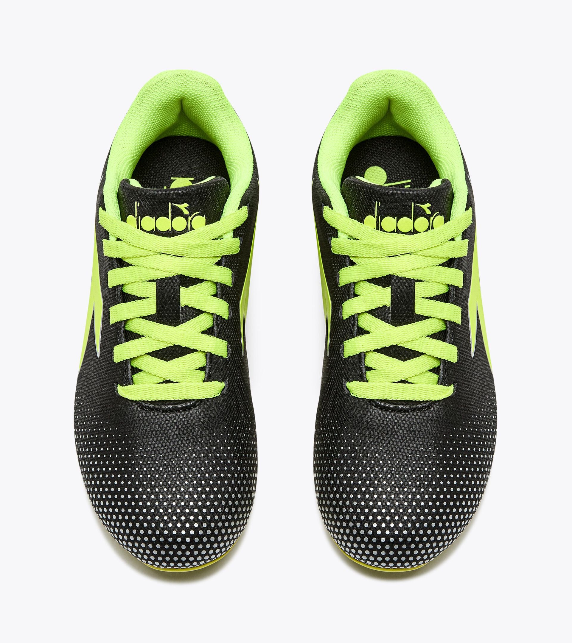 Botas de fútbol Diadora Pichichi 7 MD JR (negro/amarillo fl dd/plateado dd)