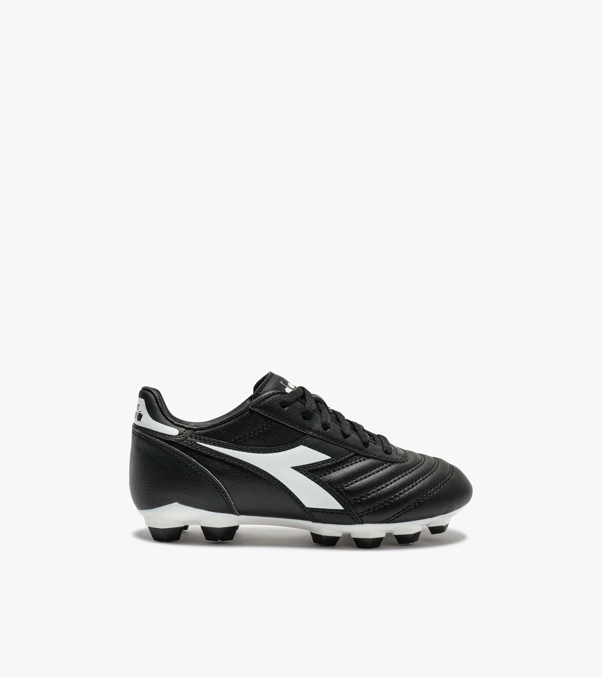 Diadora Brasil Icon R LPU JR Soccer Cleats (black/white)