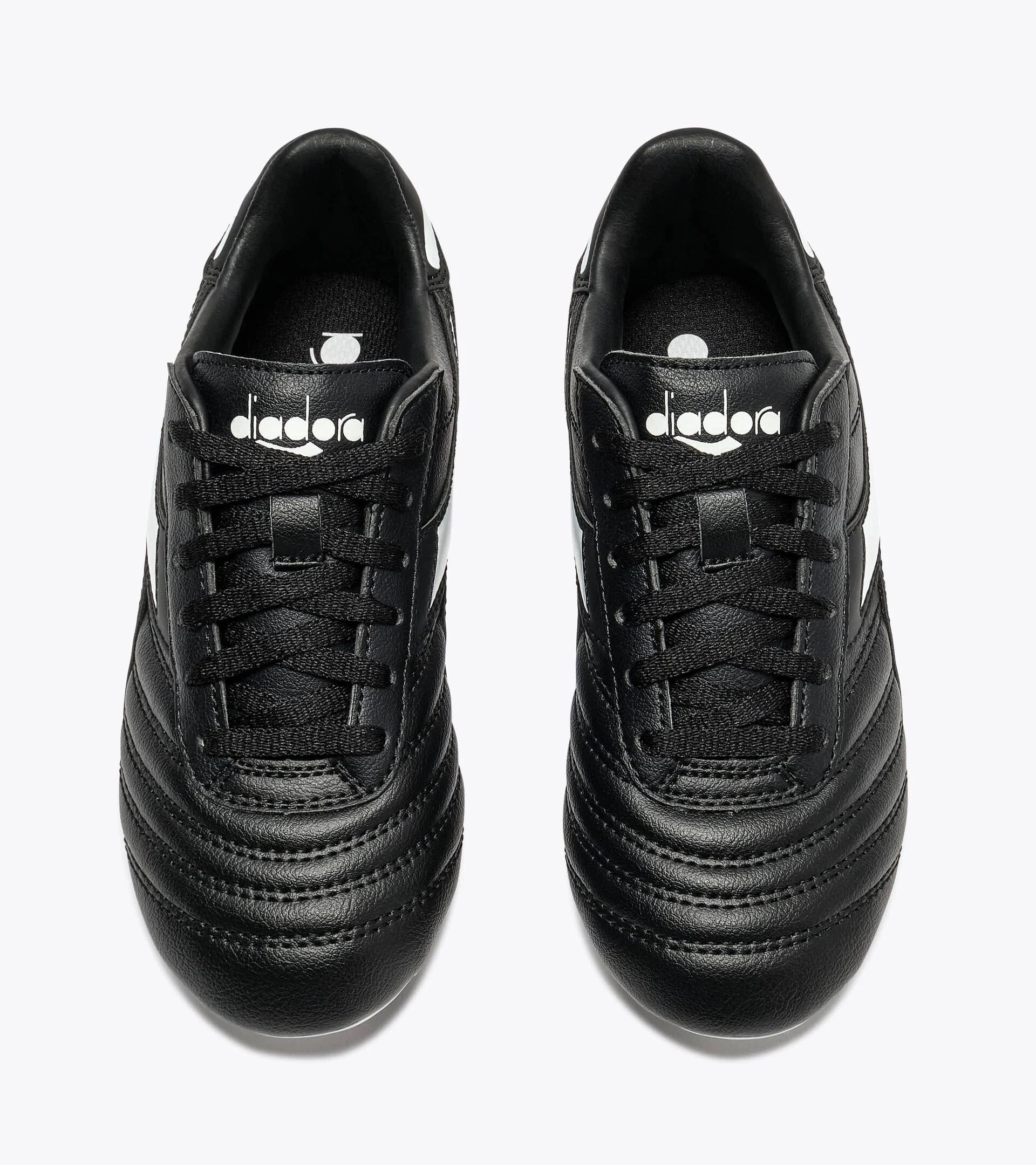 Diadora Brasil Icon R LPU JR Soccer Cleats (black/white)