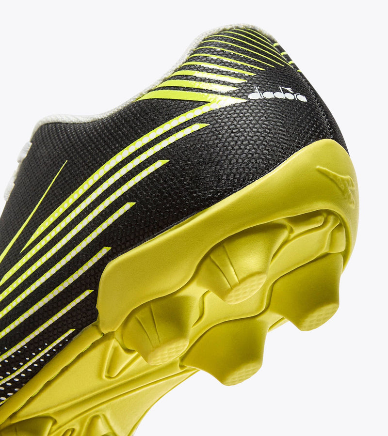 Diadora Pichichi 8 MD JR (black/fluorescent yellow)