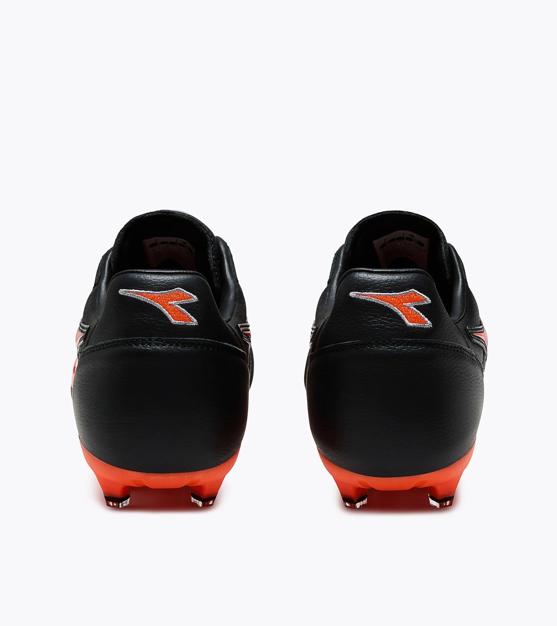 Diadora Brasil Pro FG Soccer Cleats (black/red fluor)
