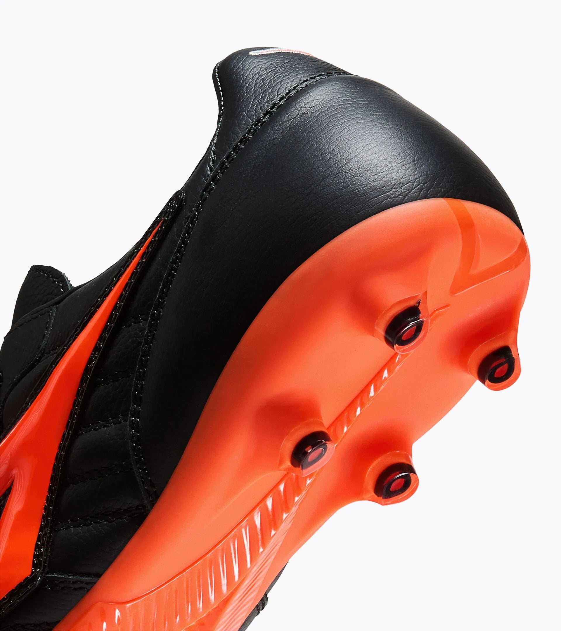 Diadora Brasil Pro FG Soccer Cleats (black/red fluor)