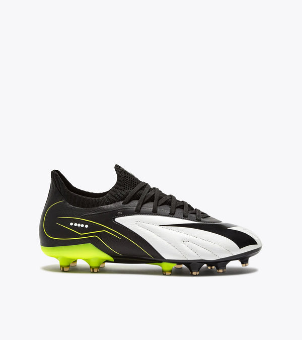 Diadora Maximus Icon SLX Soccer Cleats (black/white/yellow flour DD)