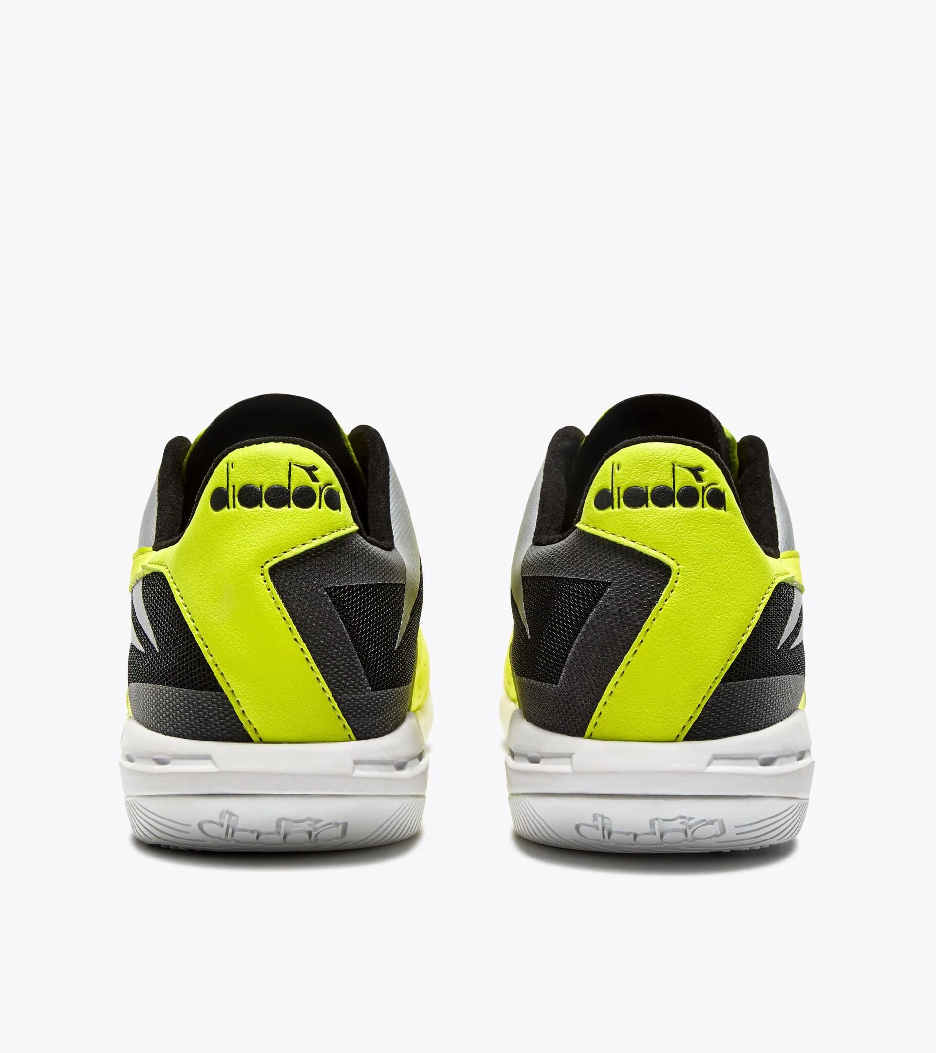 Zapatillas de fútbol Diadora Brasil Icon Sala ID (amarillo fluorescente DD/negro)