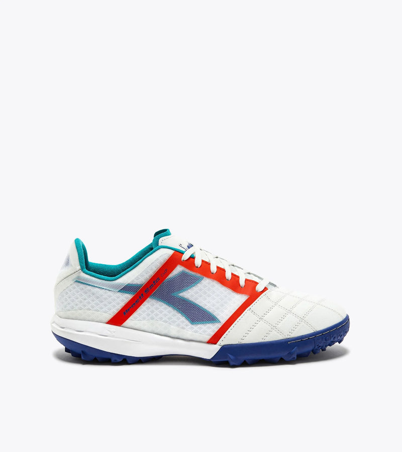 Diadora Brasil Sala Cup TF Soccer Cleats (white/navy)-Soccer Command