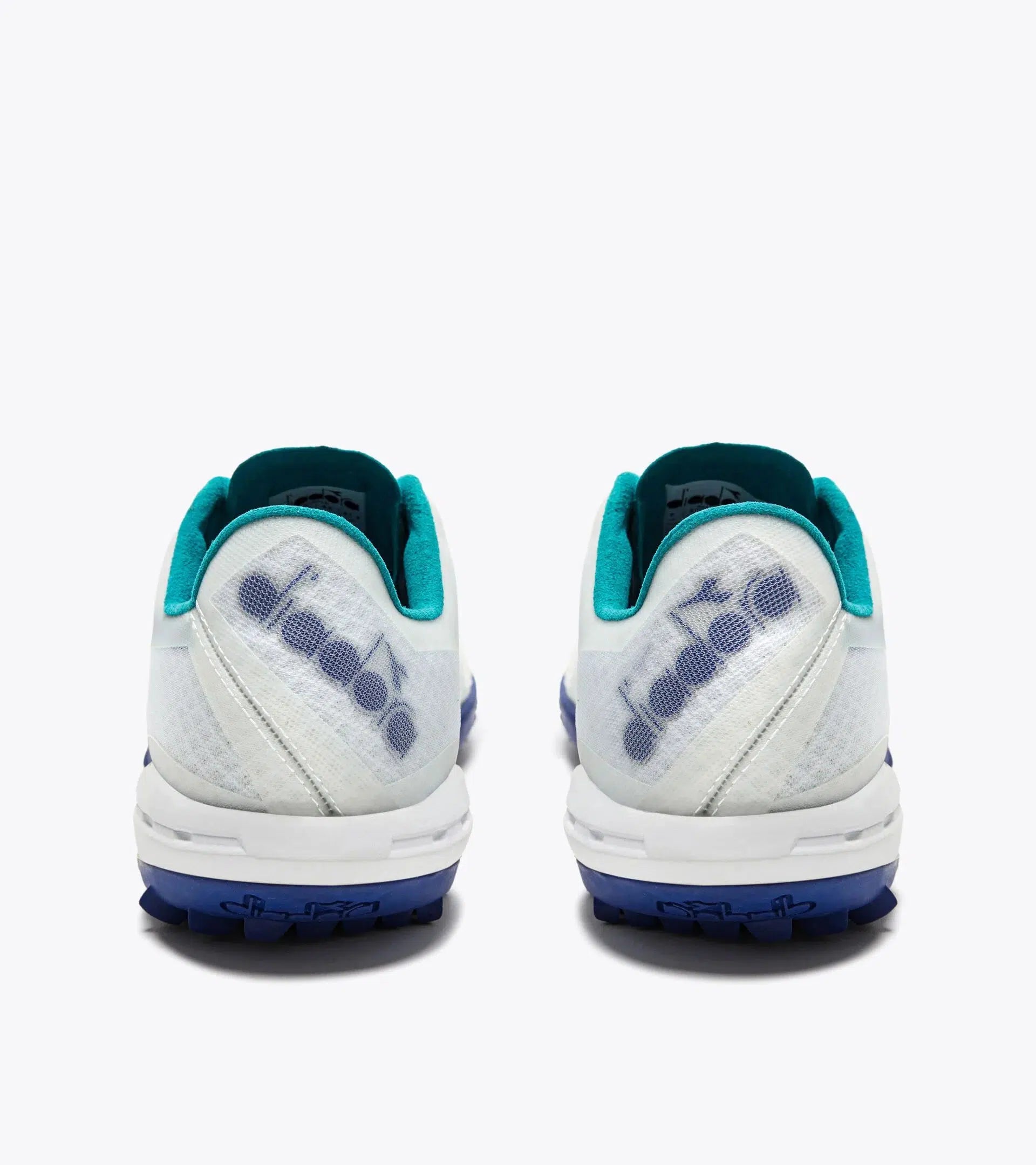 Diadora Brasil Sala Cup TF Soccer Cleats (white/navy)-Soccer Command