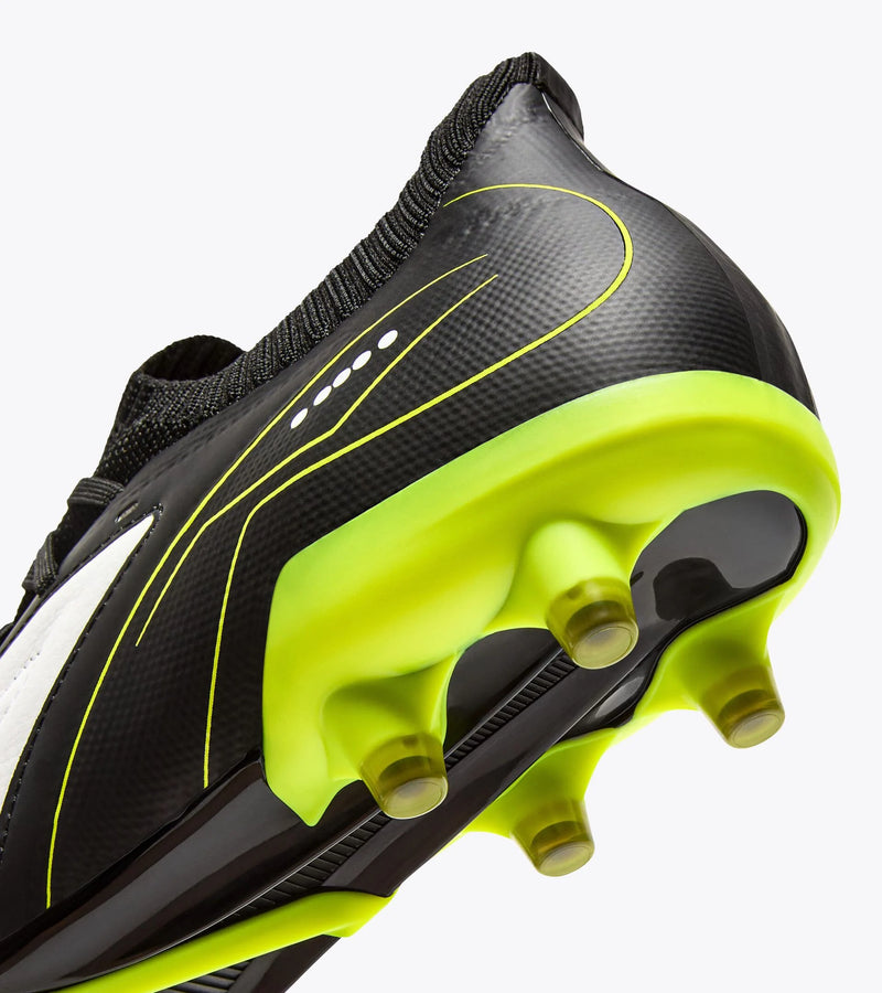 Diadora Maximus Icon SLX Soccer Cleats (black/white/yellow flour DD)