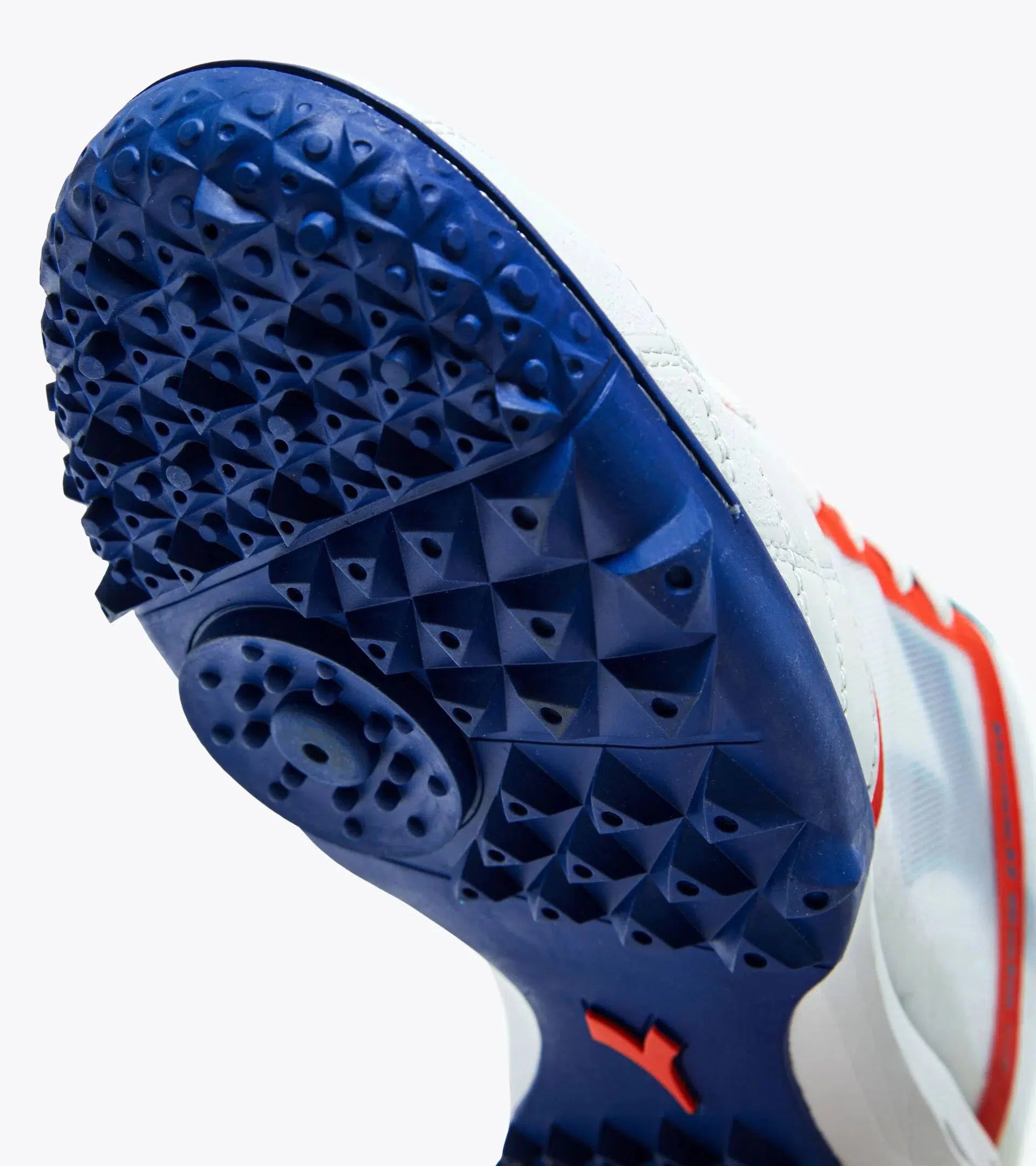 Diadora Brasil Sala Cup TF Soccer Cleats (white/navy)-Soccer Command