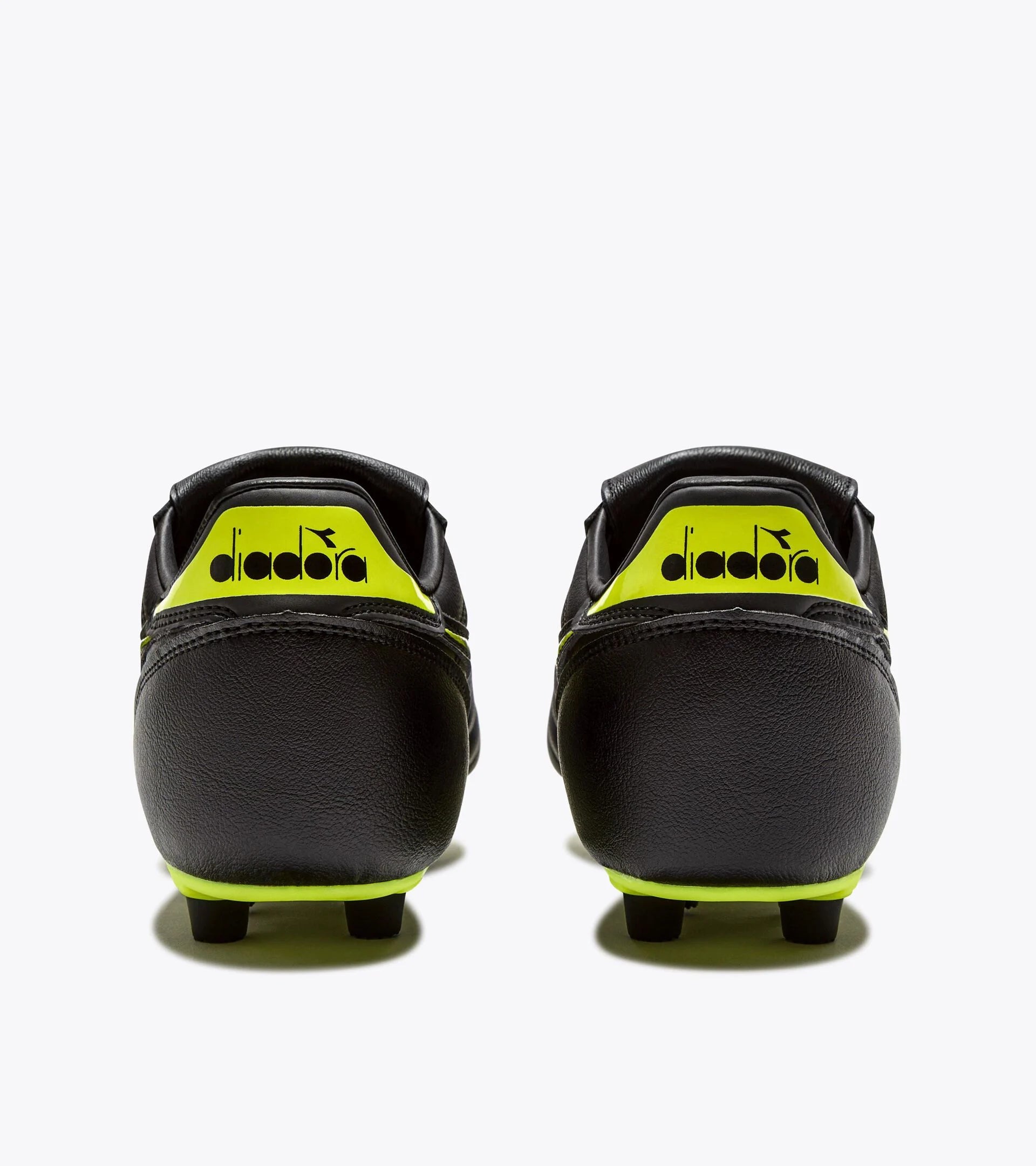 Botas de fútbol Diadora Icon LT T MDPU (negro/amarillo fluorescente)