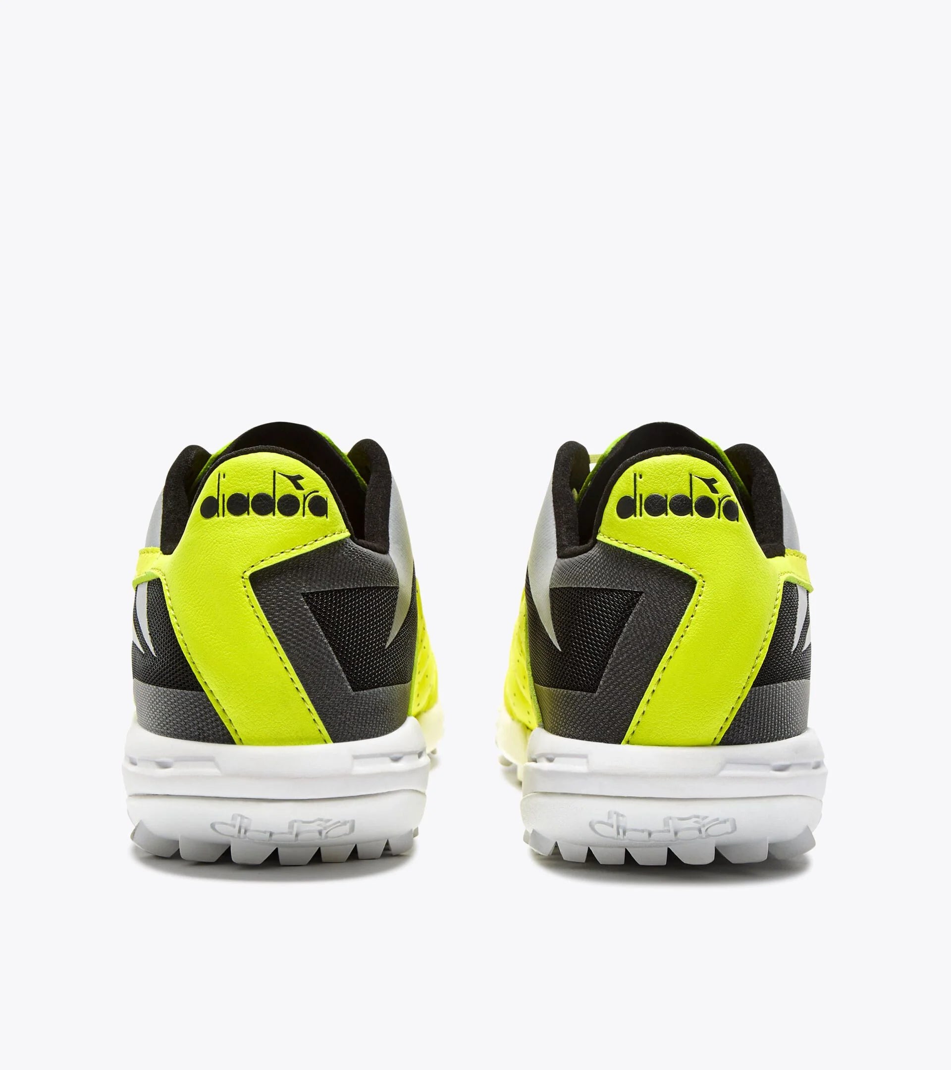 Zapatillas de fútbol Diadora Brasil Icon Sala TF (amarillo fluorescente DD/negro)
