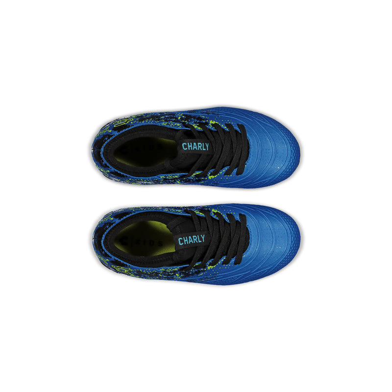 Charly Blaze Youth FG Cleats (blue/black)