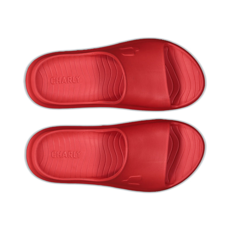 Charly Shanda Men's Sandal Slides (red)