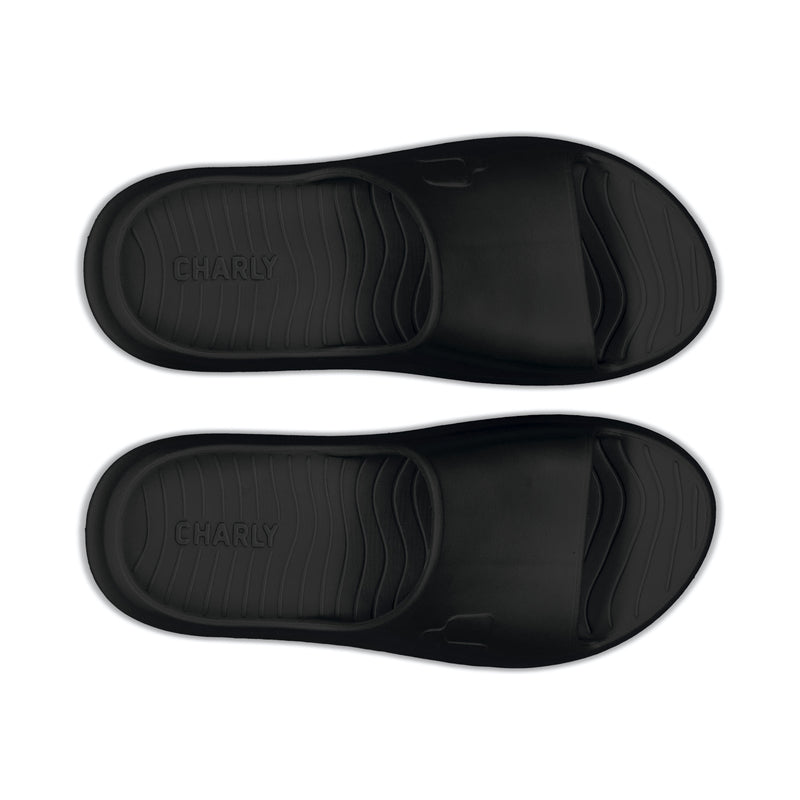Charly Shanda Men's Sandal Slides (black)