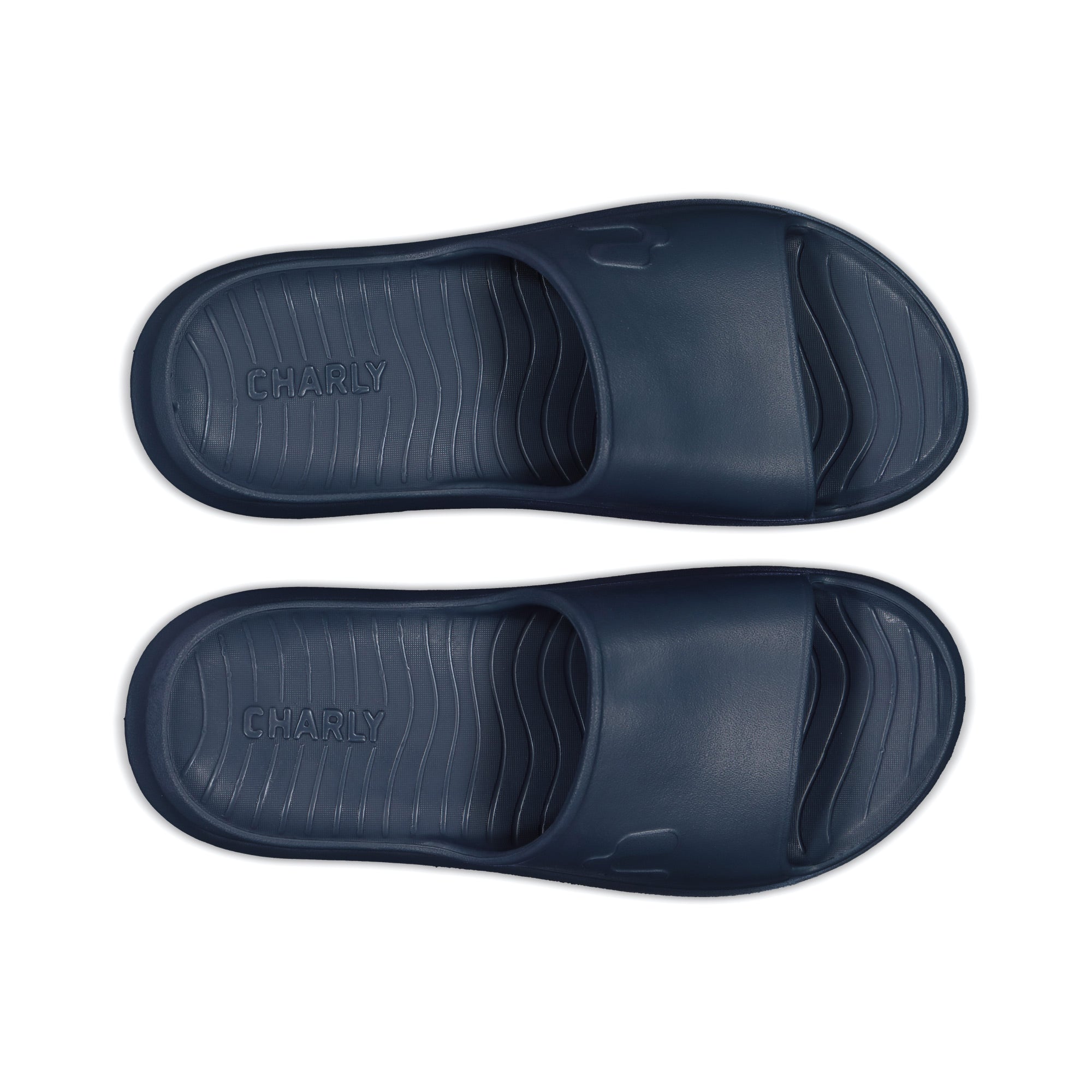 Sandalias Charly Shanda para hombre (azul marino) 