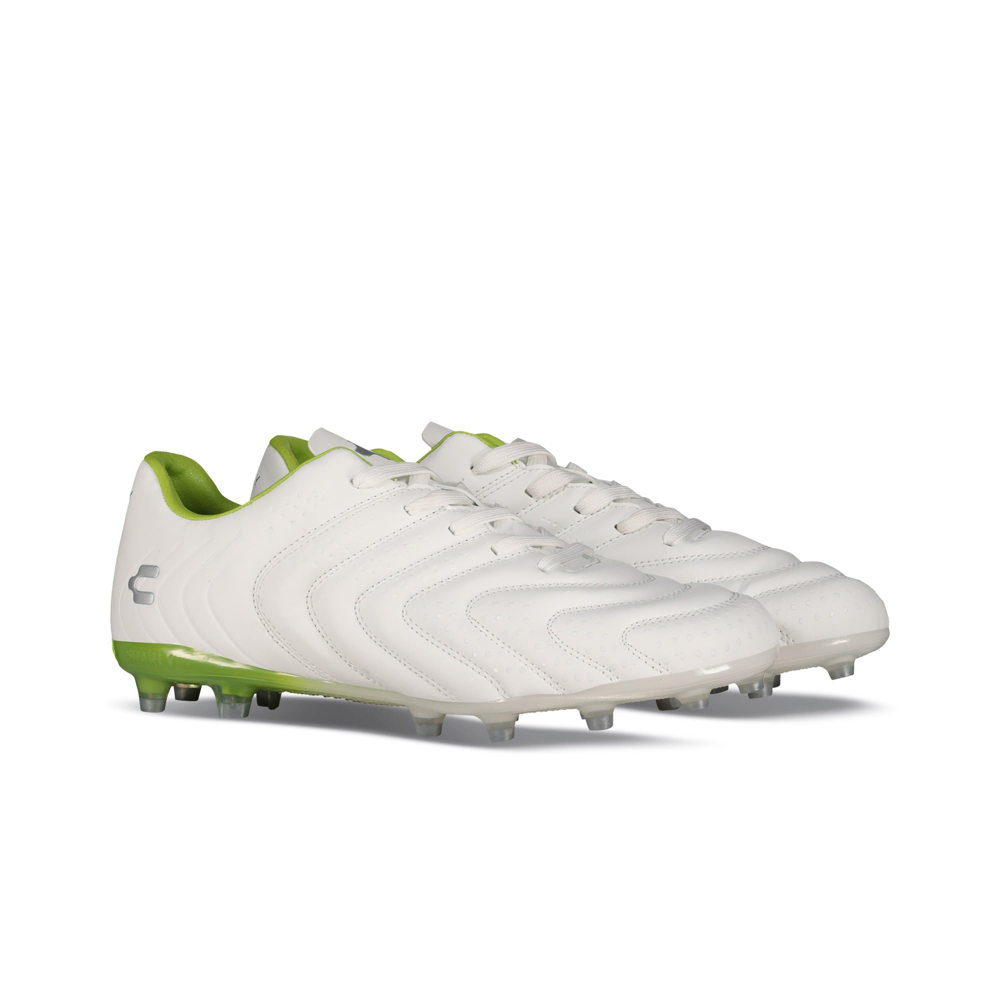 Botas de fútbol Charly Encore FG - Blanco/Verde