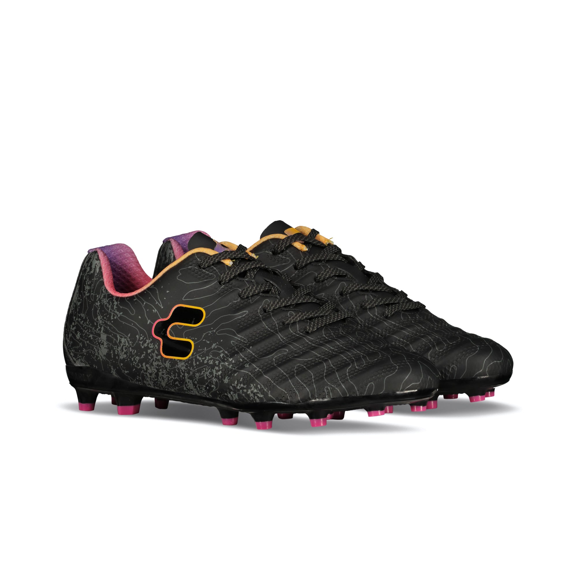 Charly Hot Cross 2.0 FG Soccer Cleats - Black/Multi