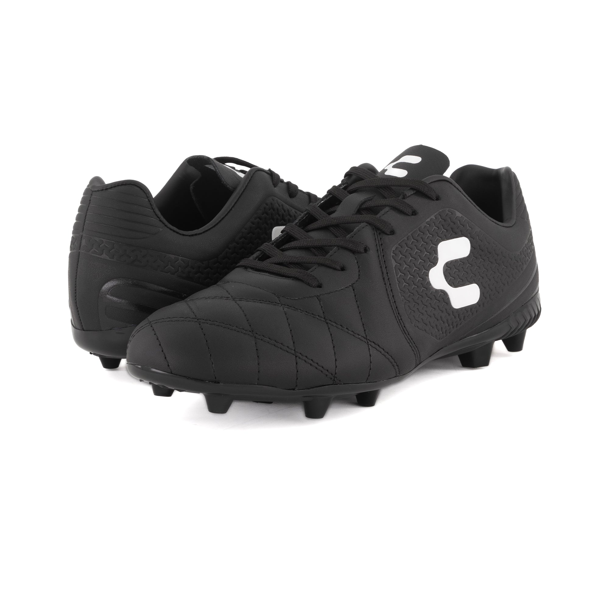 Charly Legendario LT 2.0 FG Soccer Cleats - Black-Soccer Command