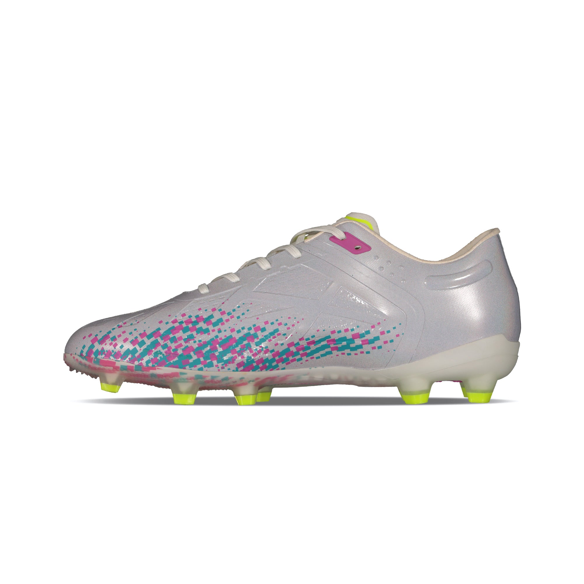 Charly Spektre 3.0 Plus FG Soccer Cleats - White/Pink-Soccer Command