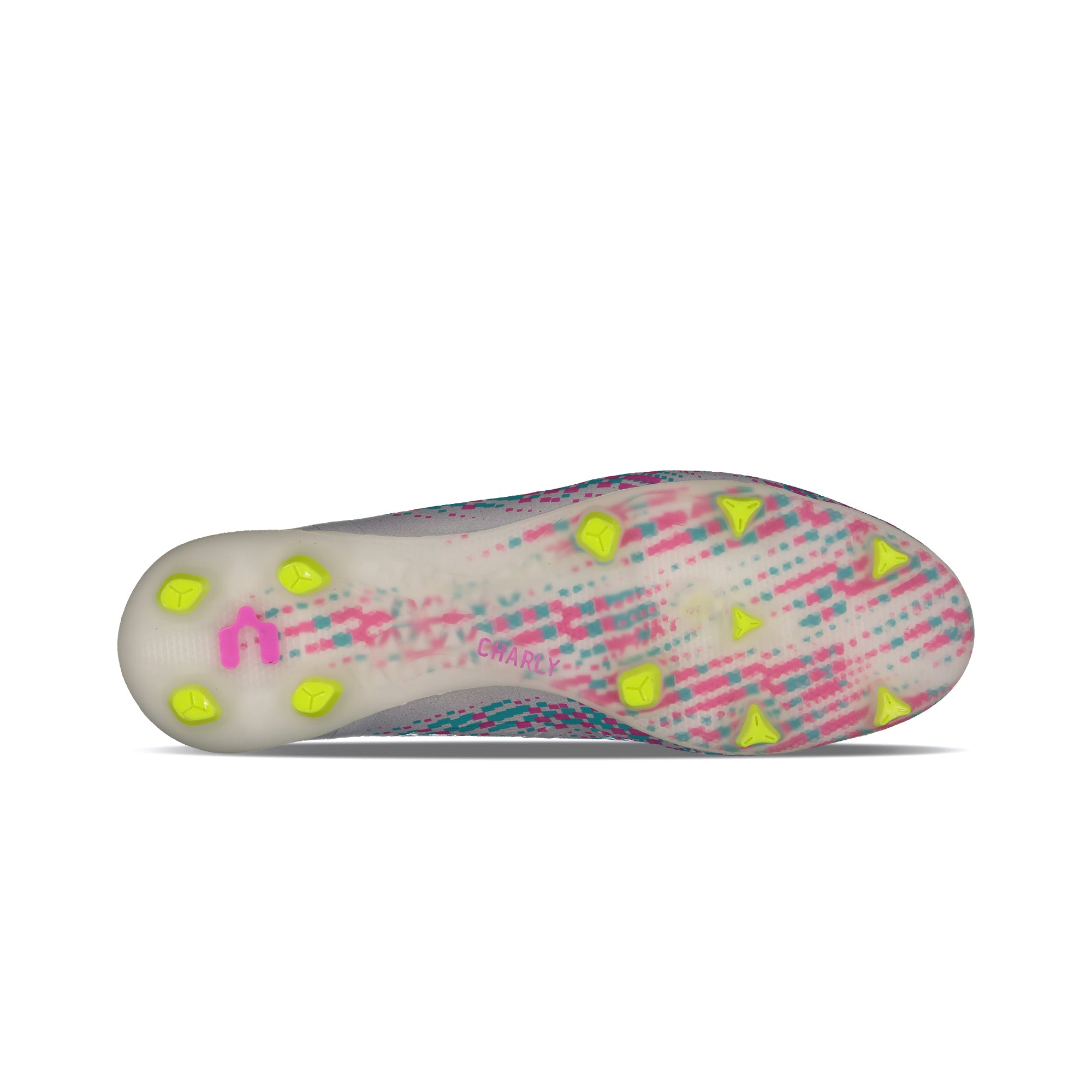 Charly Spektre 3.0 Plus FG Soccer Cleats - White/Pink-Soccer Command